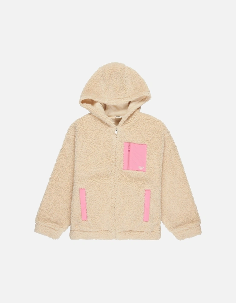 Kids Perfect Cloud Hooded Polar Full Zip Fleece