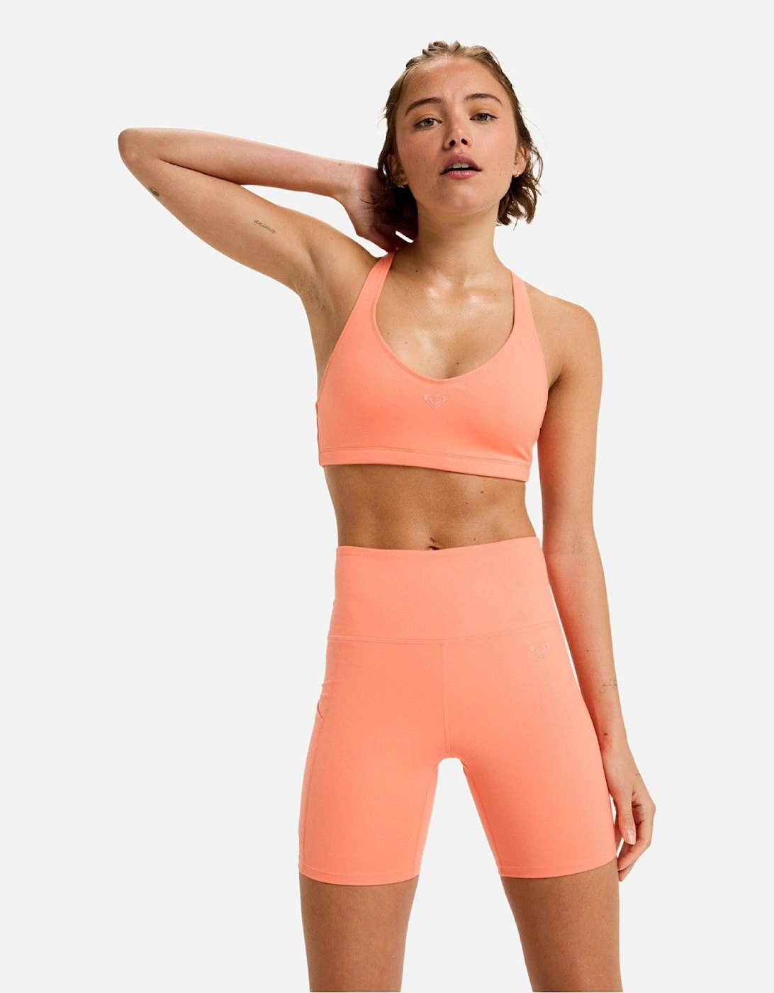 Womens Heart Into It Biker Running Shorts, 2 of 1
