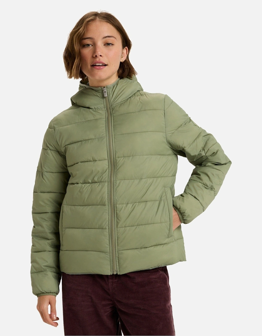Womens Wind Bliss Hooded Packable Padded Jacket, 2 of 1