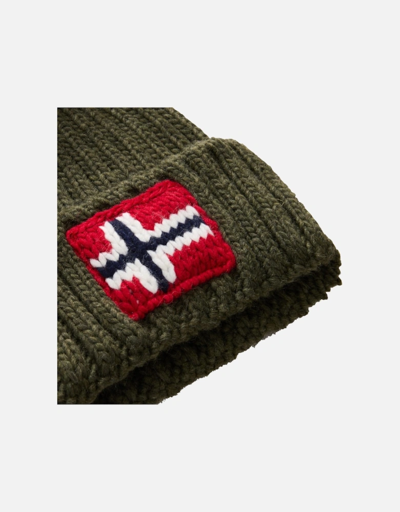 Semiury Bobble Beanie Hat Tea Leaf