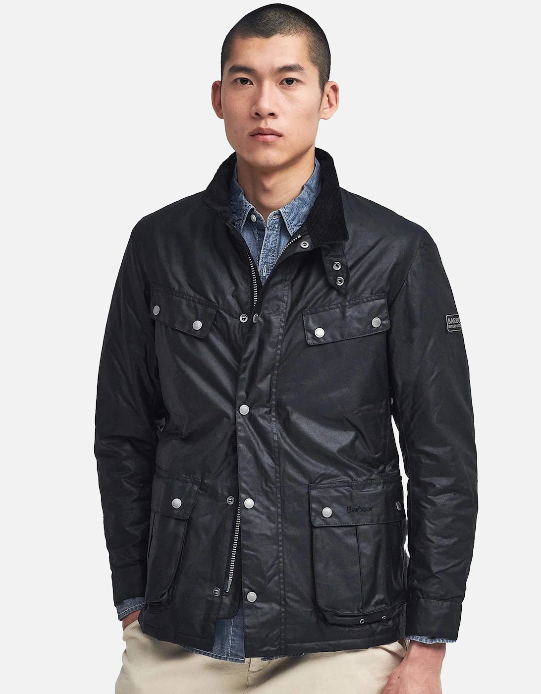 Tourer Duke Waxed Jacket Black