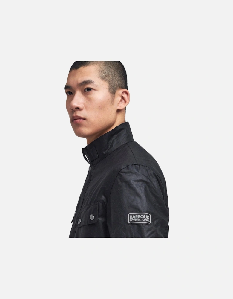 Tourer Duke Waxed Jacket Black