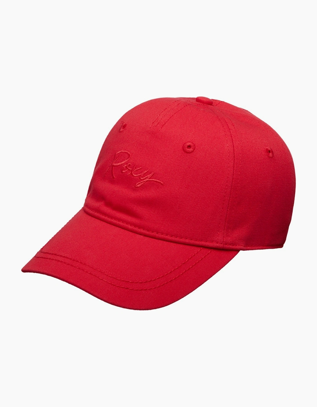 Women's Roxy Womens Dear Believer Curved Visor Baseball Cap - Red - Size: ONE size
