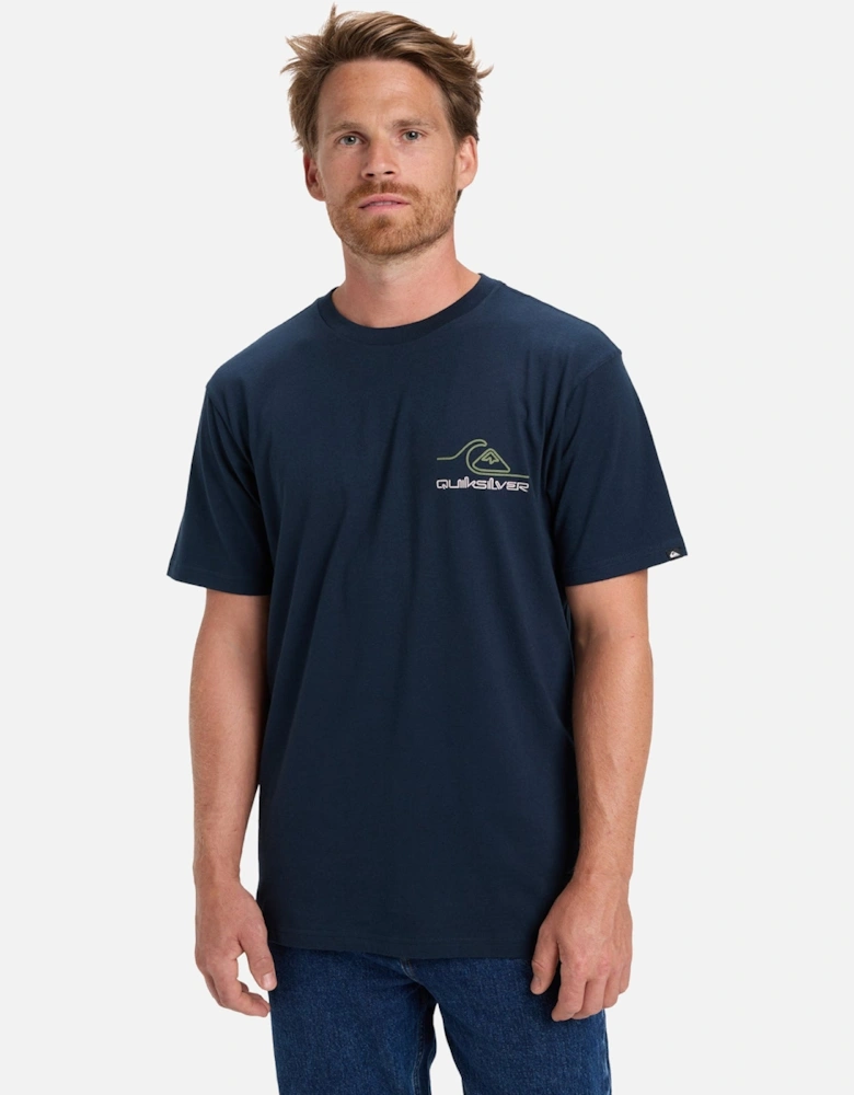 Mens Light Wave Crew Neck Short Sleeve T-Shirt