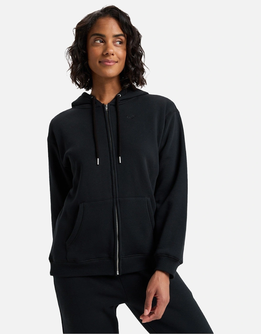 Womens Surf Stoked Relaxed Zip Up Hoodie, 2 of 1