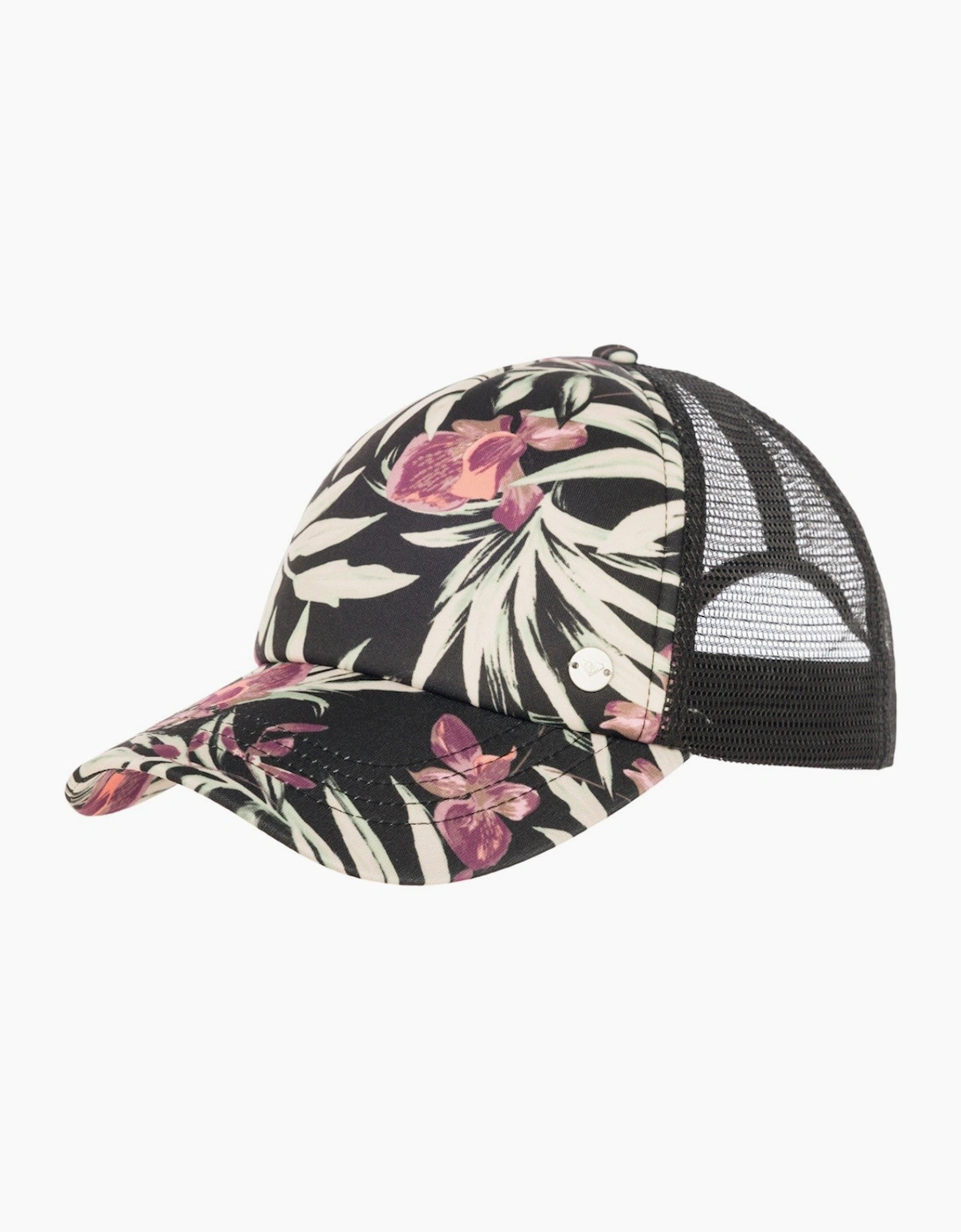 Roxy Women's Black Beautiful Morning Adjustable Trucker Cap - Size: One Size