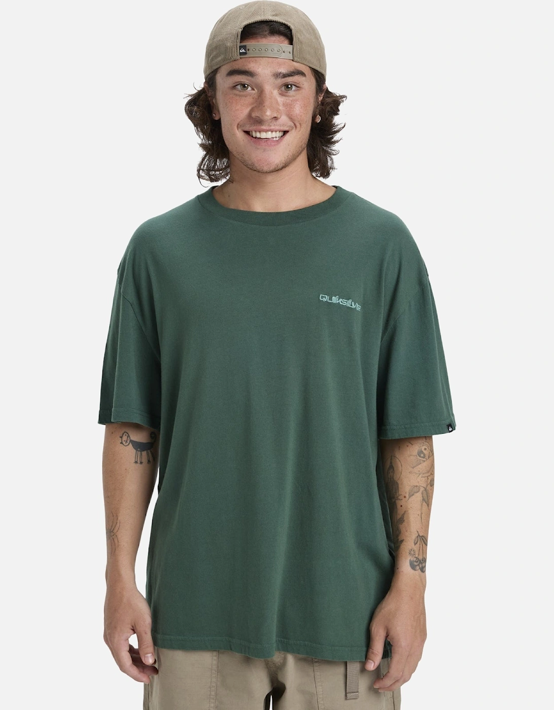 Mens Salt Water Short Sleeve T-Shirt - China Blue, 2 of 1