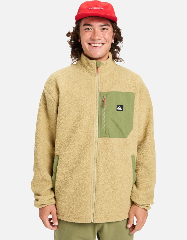 Mens Clean Coast Breathable Full Zip Fleece