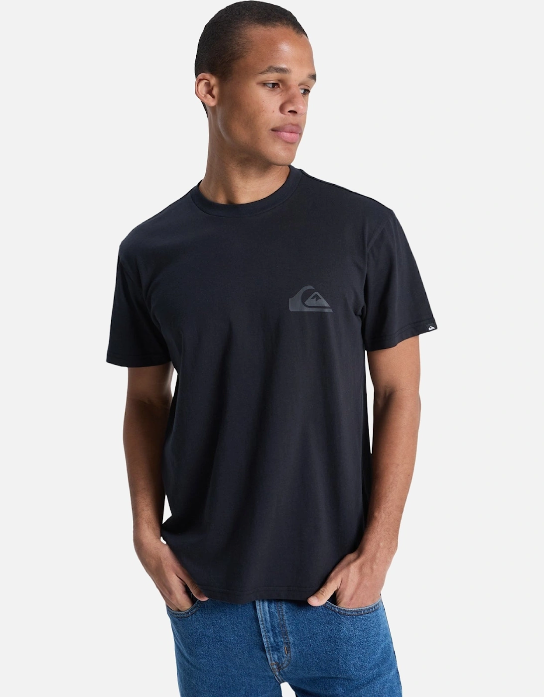 Mens EV Mini Logo Crew Neck Short Sleeve T-Shirt, 2 of 1