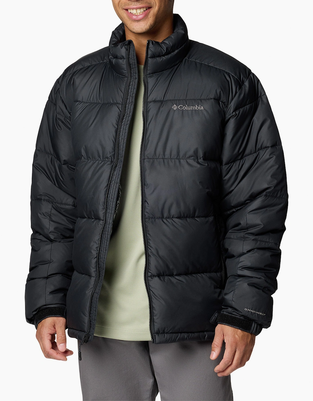 Men's Columbia Pike Lake II Puffer Jacket - Black - Size: Regular/40
