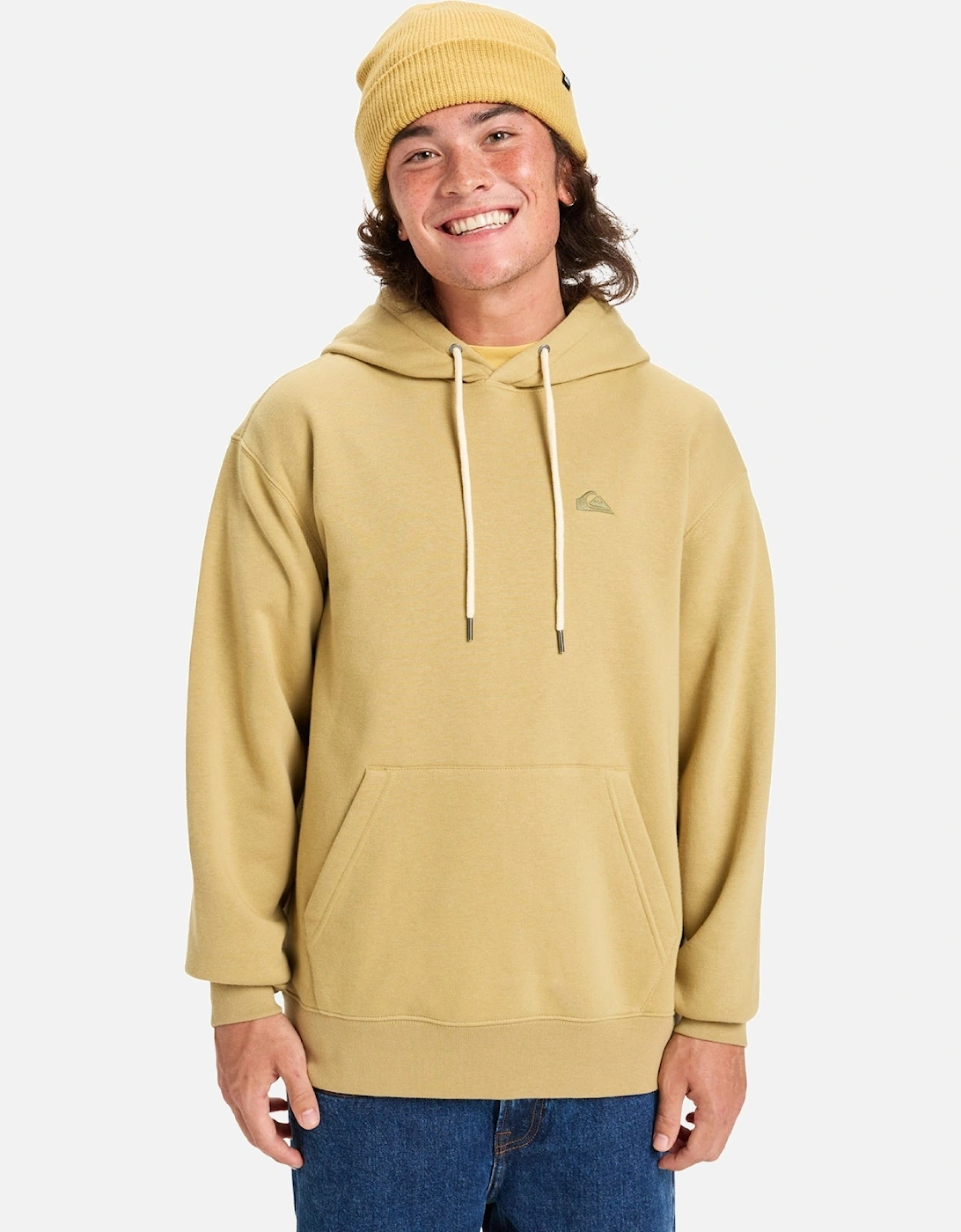 Mens Salt Water Embroidered Hoodie, 2 of 1