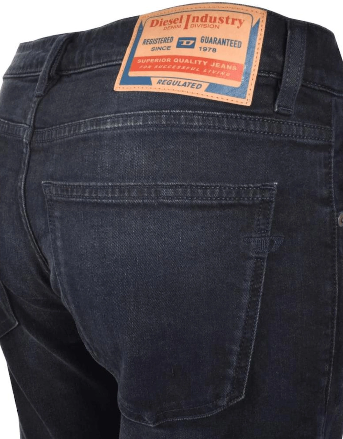 2019 D-STRUKT Slim Fit Dark Indigo Blue Jeans