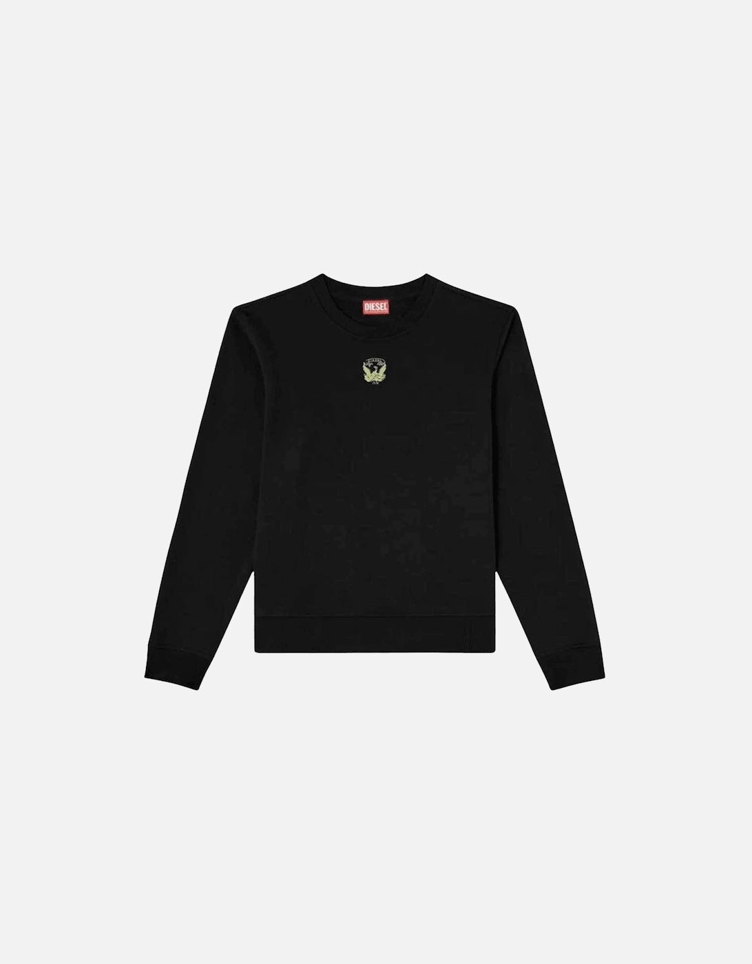 S-Ginn Embroidered Logo Black Sweatshirt, 4 of 3