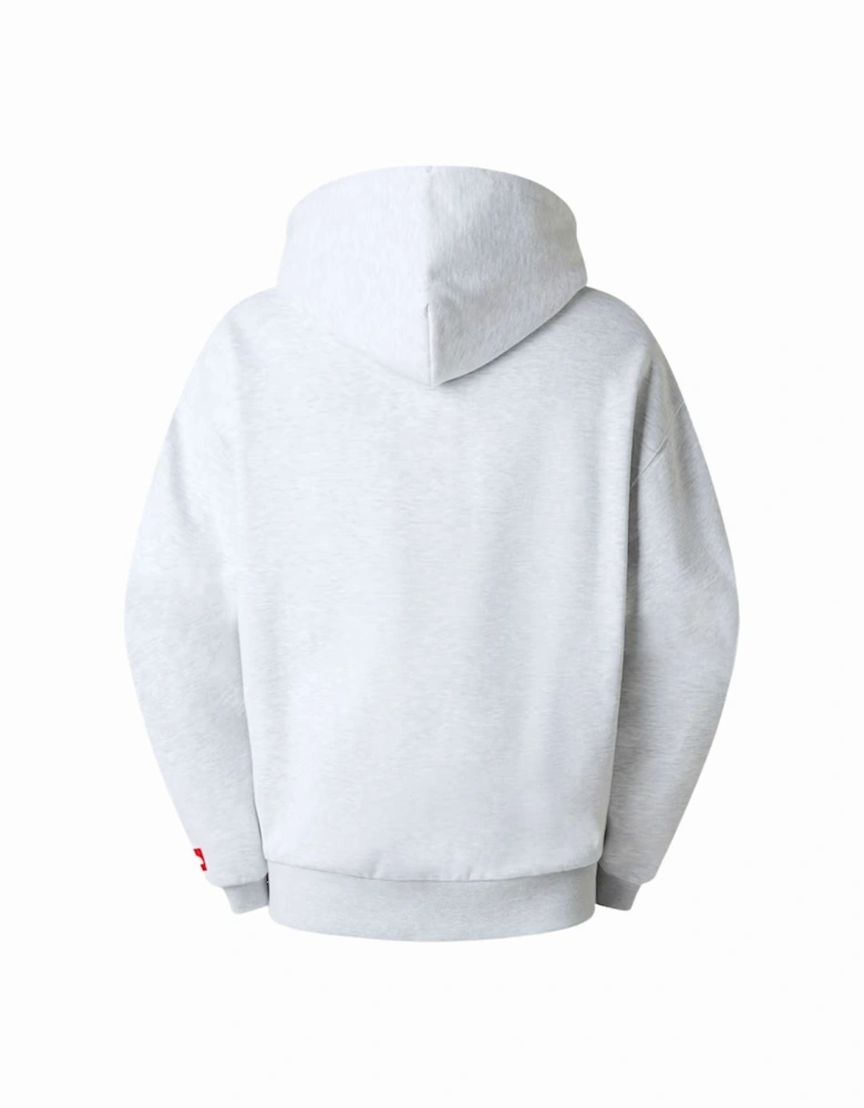 Red Box M Aspen Fleece Hoodie – Grey