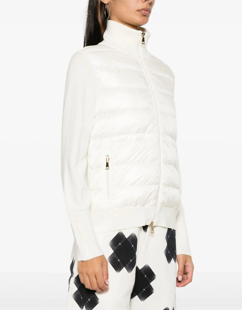 WOMENS ZIP UP HYBRID CARDIGAN