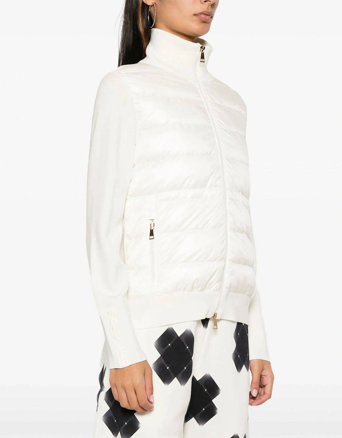 WOMENS ZIP UP HYBRID CARDIGAN