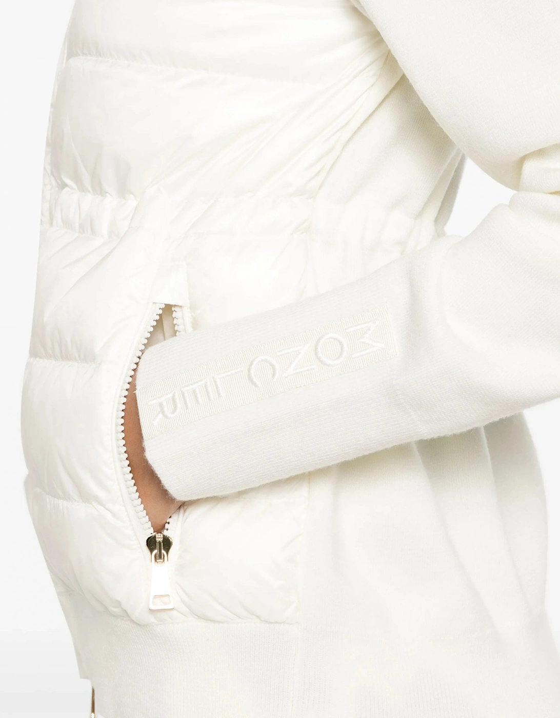 WOMENS ZIP UP HYBRID CARDIGAN