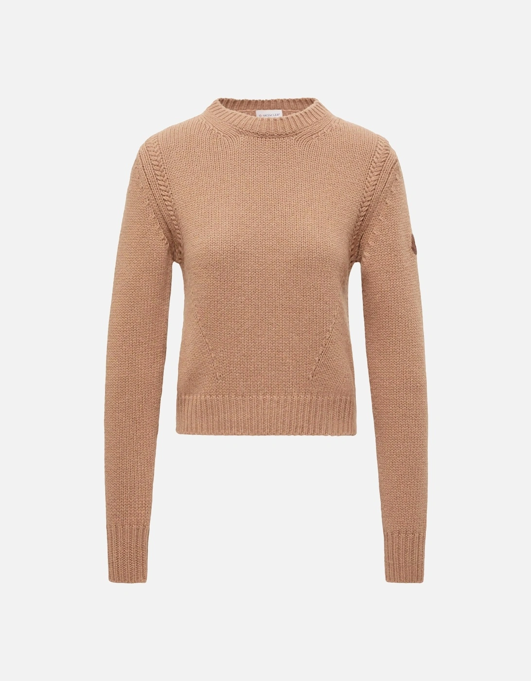 Moncler Women's Womens Wool Sweater Beige - Cream - Size: 10/8