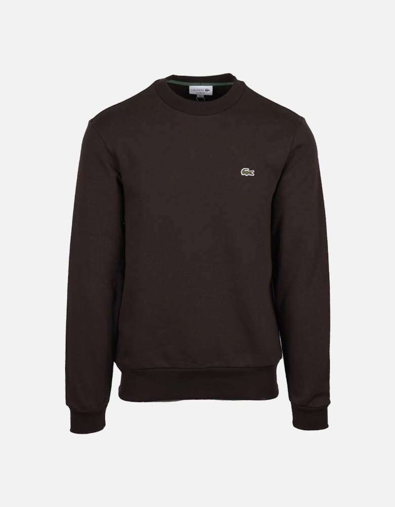 Crew Neck Sweatshirt Brown