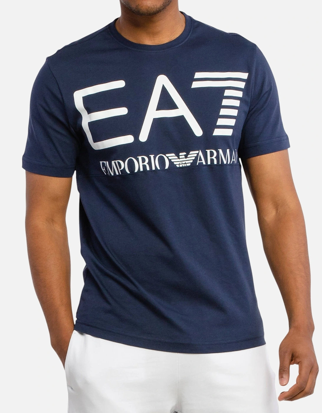 EA7 6KPT23 Mens T Shirts Crew Neck Emporio Tee Casual Summer Cotton Tops
