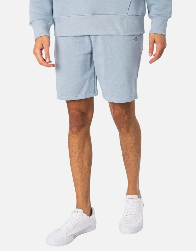 Mens Sweat Shorts Shield Regular Fit Cotton Summer Gym Fleece Half Pants