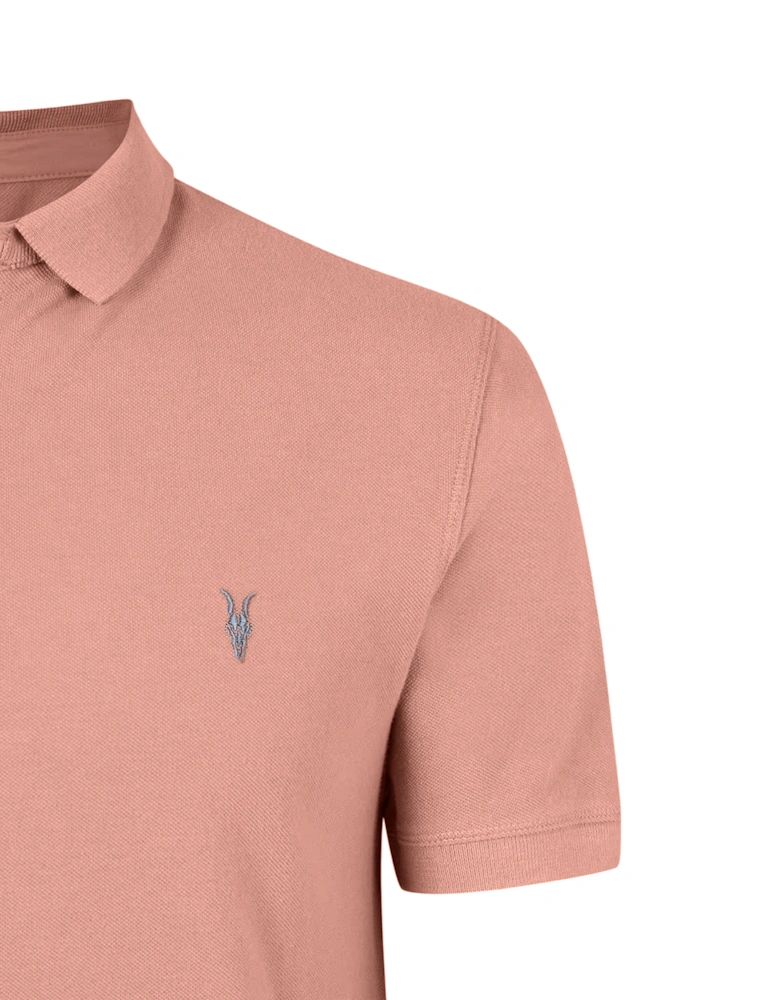 All Saints Mens Polo Shirt Reform Summer Pique Casual Short Sleeve Pullover Tee