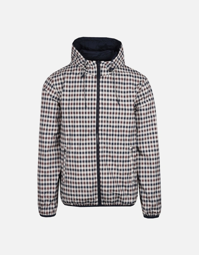 Reversible Hooded Sailor Jacket Navy