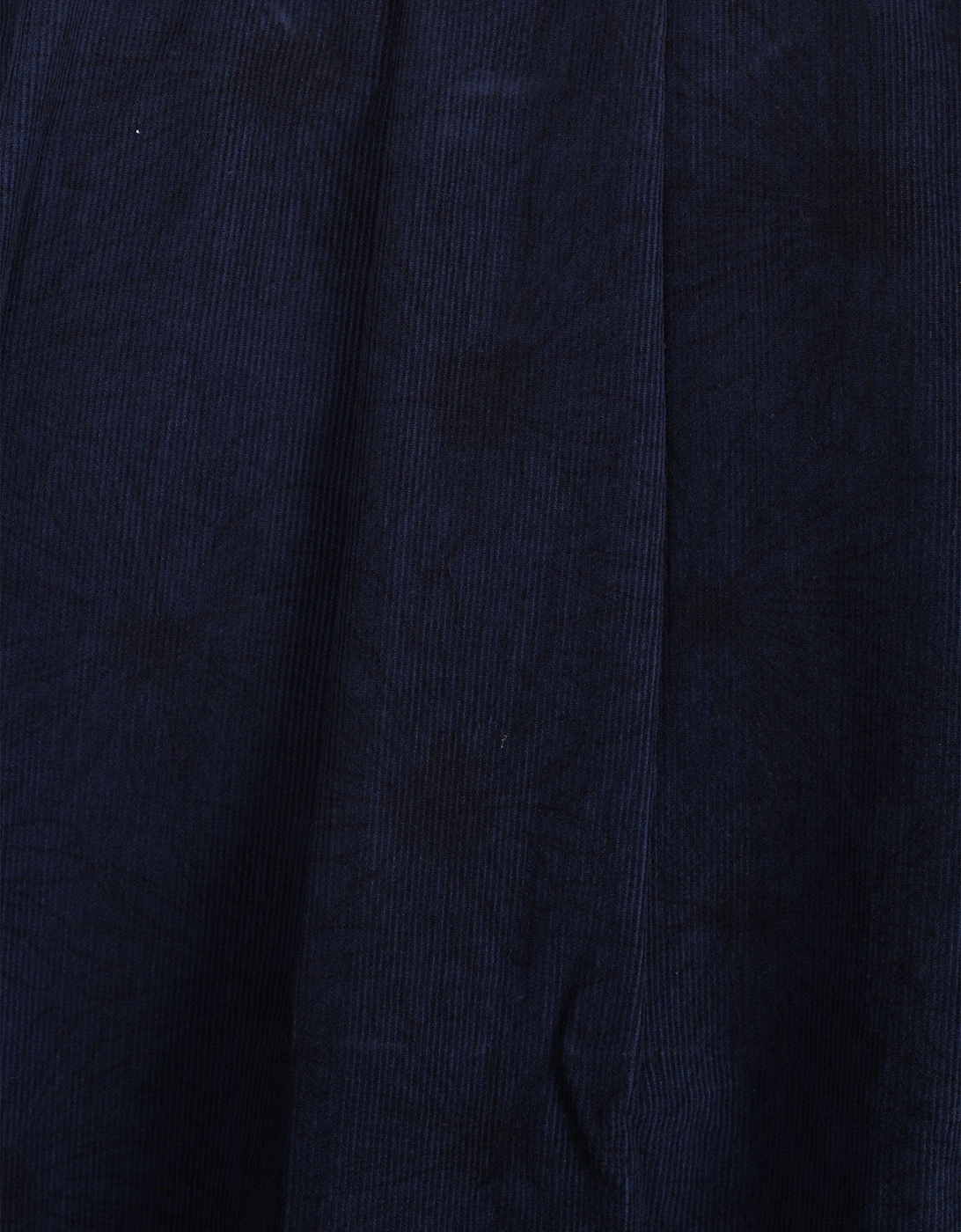 Casual Fit Corduroy Floral Shirt Dark Navy