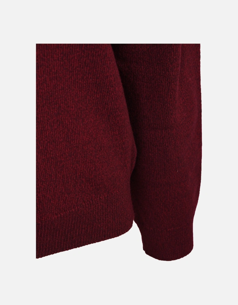 Crew Neck Knitwear Burgundy