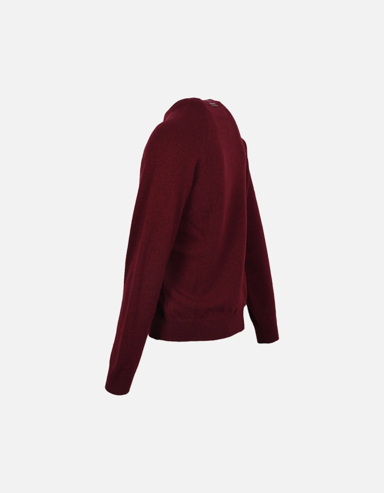 Crew Neck Knitwear Burgundy