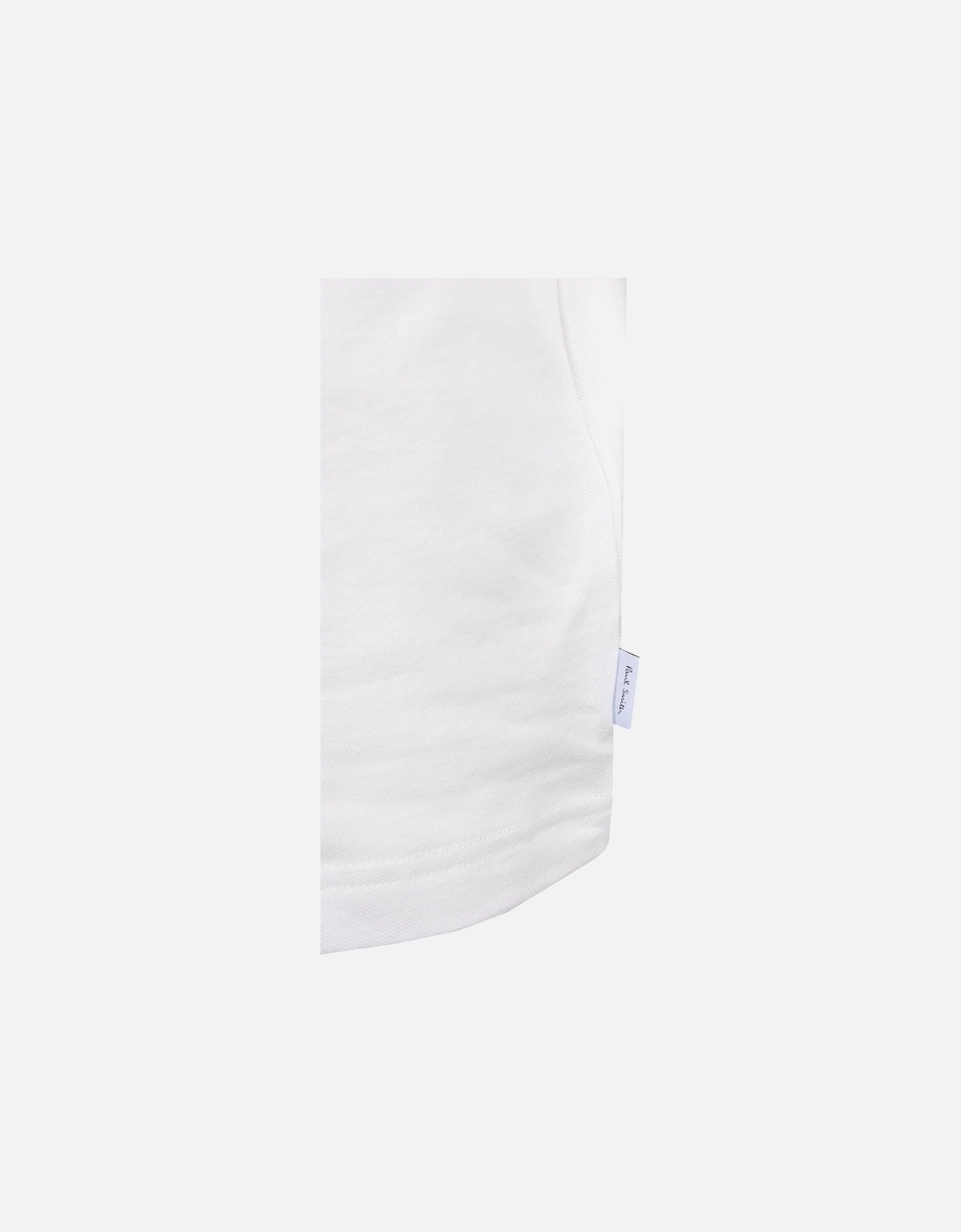 Reg Fit Stripe Placket Polo White