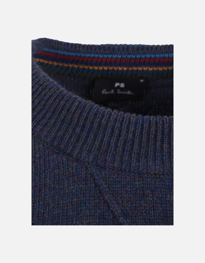 Crew Neck Sweatshirt Dark Violet