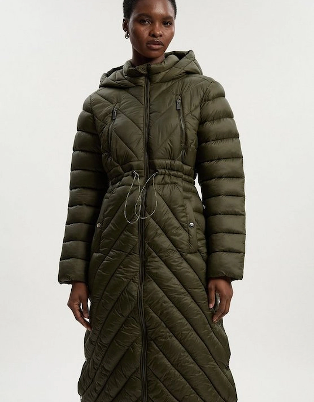 Petite Lightweight Knee Length Packable Coat, 4 of 3