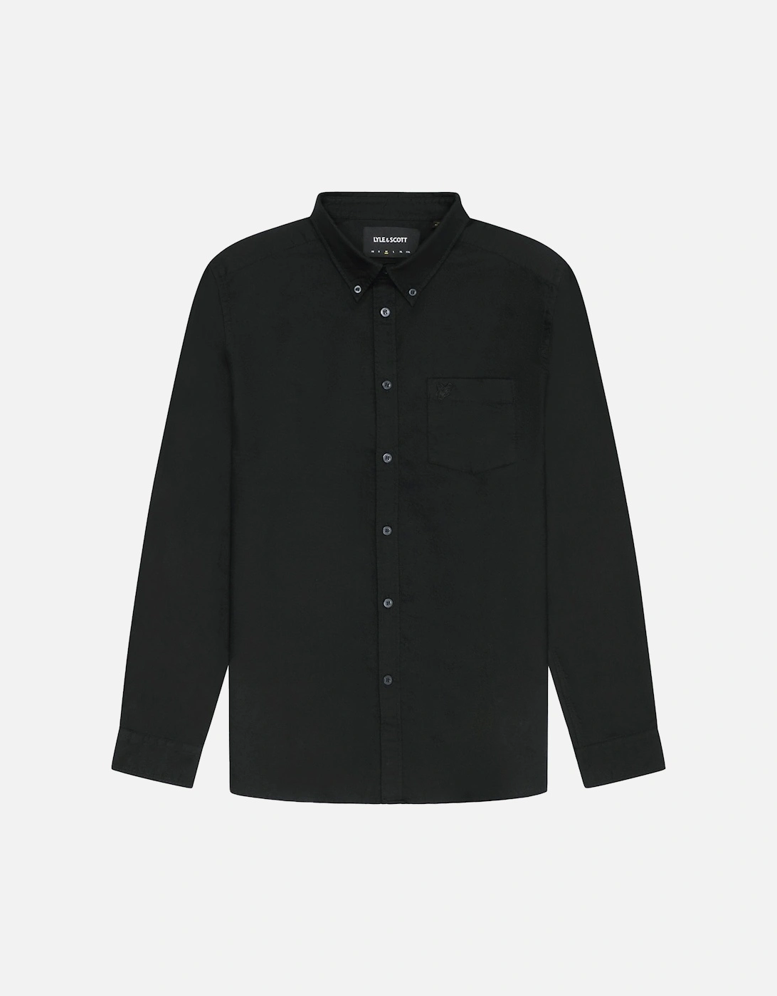 Lyle & Scott Tonal Plain Oxford Shirt, 2 of 1