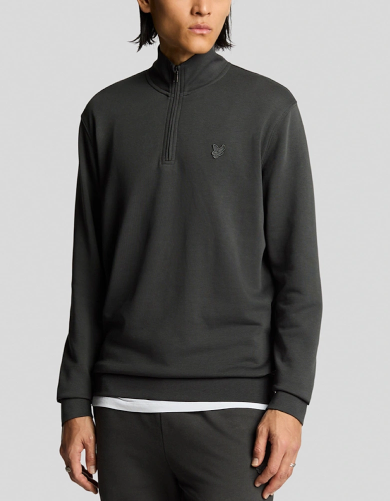 Lyle & Scott Tonal Superfine Quarter Zip Sweatshirt