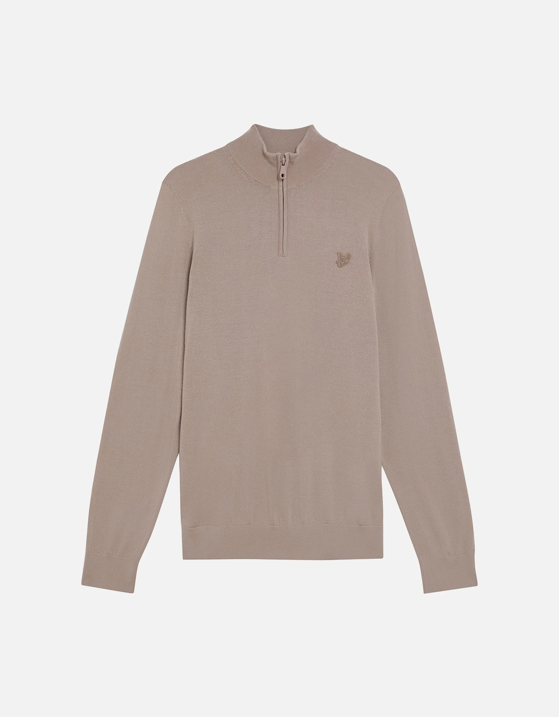 Lyle & Scott Tonal Merino Quarter Zip Jumper, 5 of 4