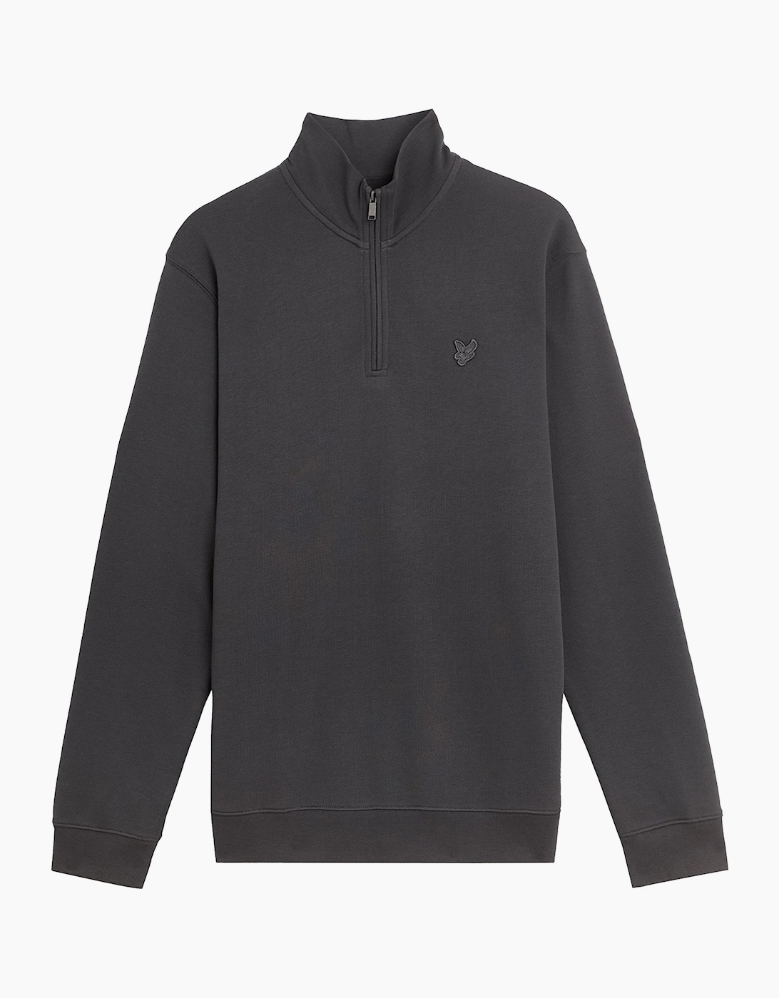 Lyle & Scott Men's Lyle & Scott Tonal Superfine Quarter Zip Sweatshirt - Silver