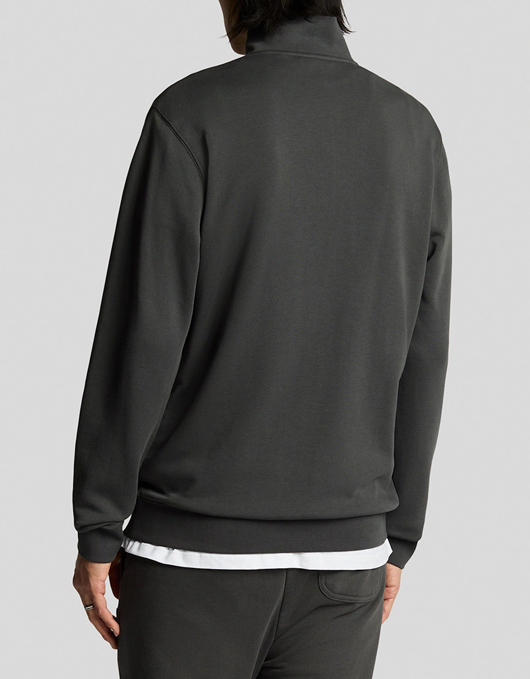 Lyle & Scott Tonal Superfine Quarter Zip Sweatshirt