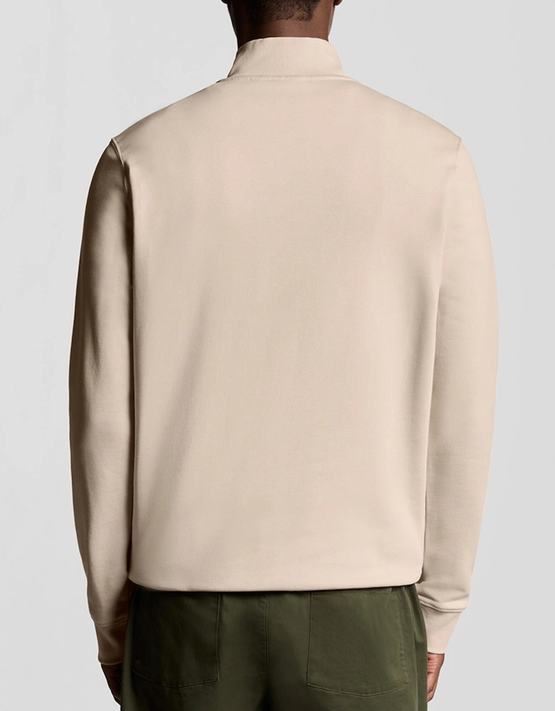 Lyle & Scott Tonal Superfine Quarter Zip Sweatshirt