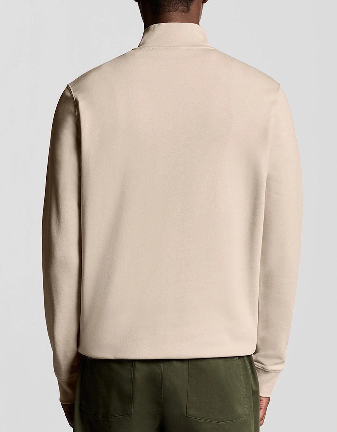 Lyle & Scott Tonal Superfine Quarter Zip Sweatshirt