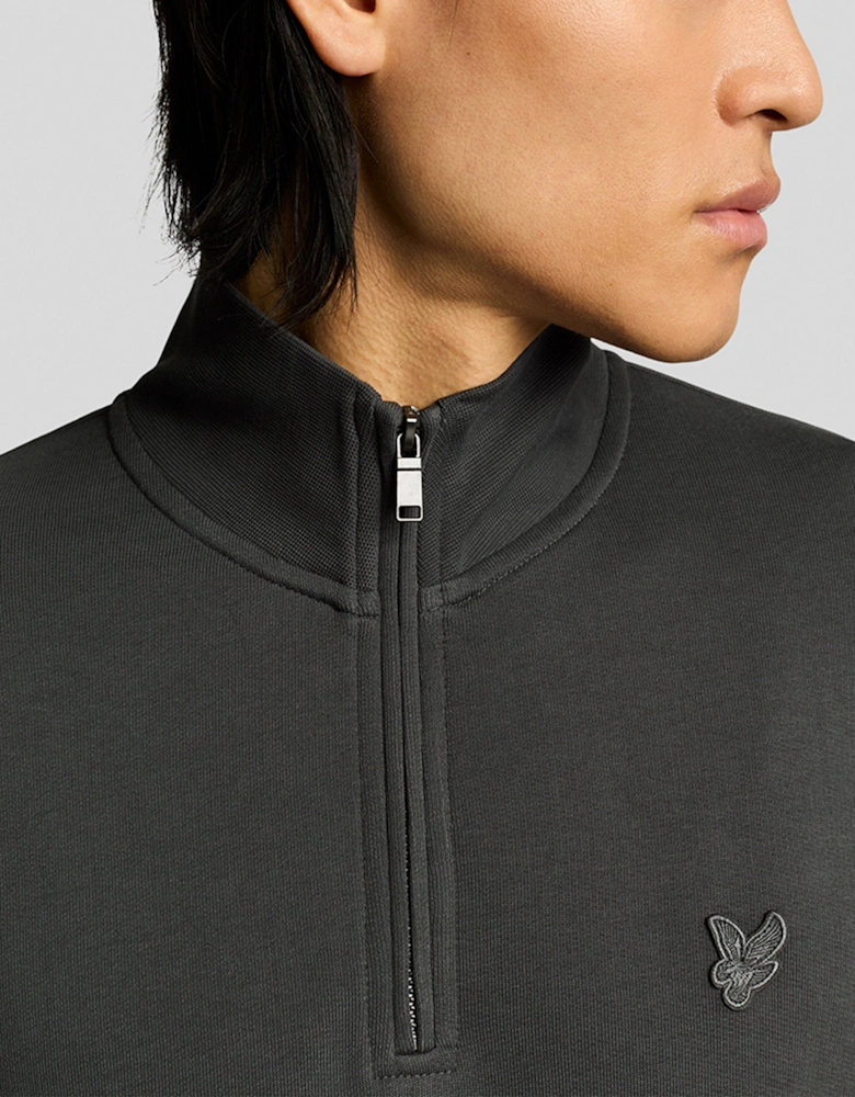 Lyle & Scott Tonal Superfine Quarter Zip Sweatshirt