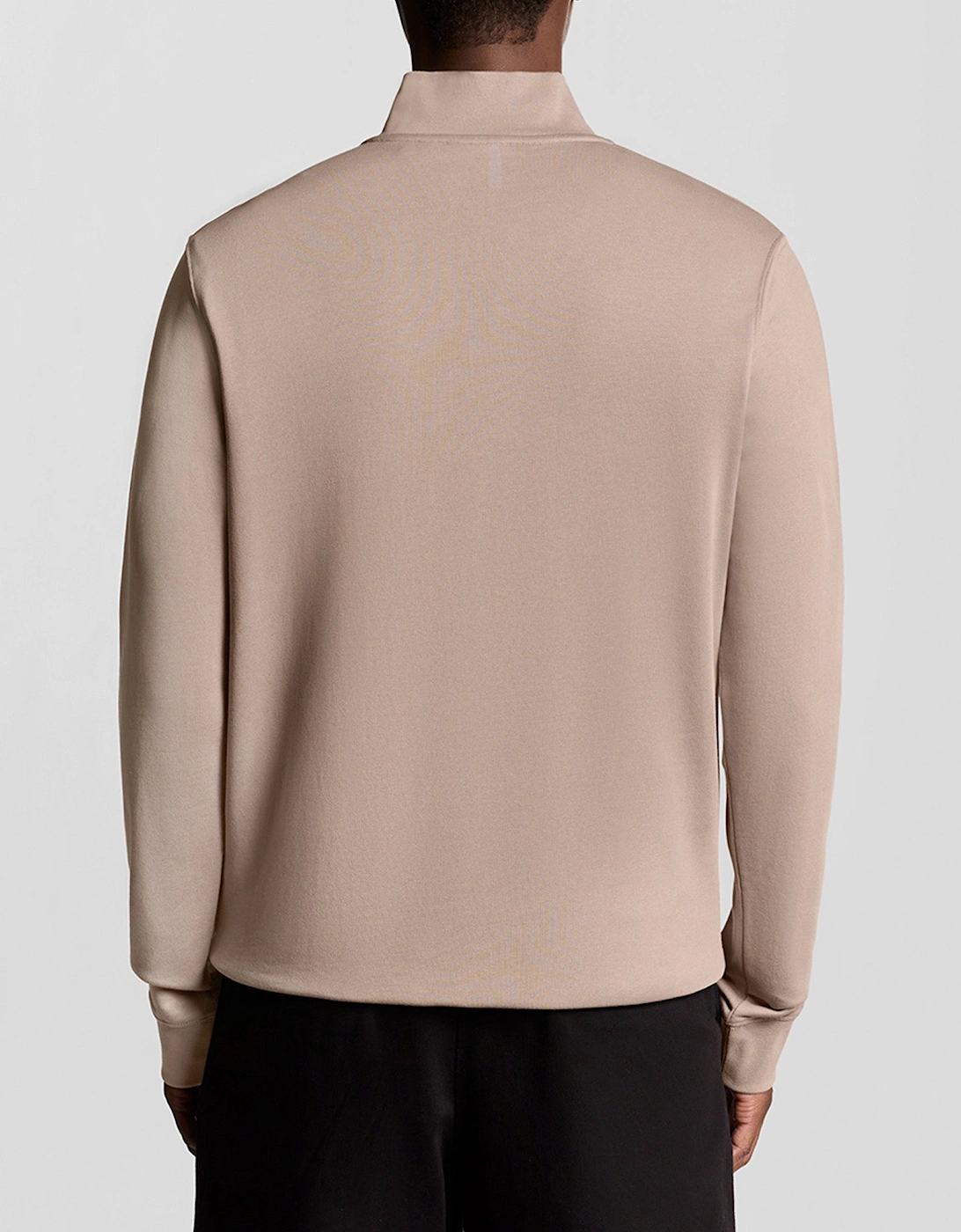 Lyle & Scott Tonal Superfine Quarter Zip Sweatshirt