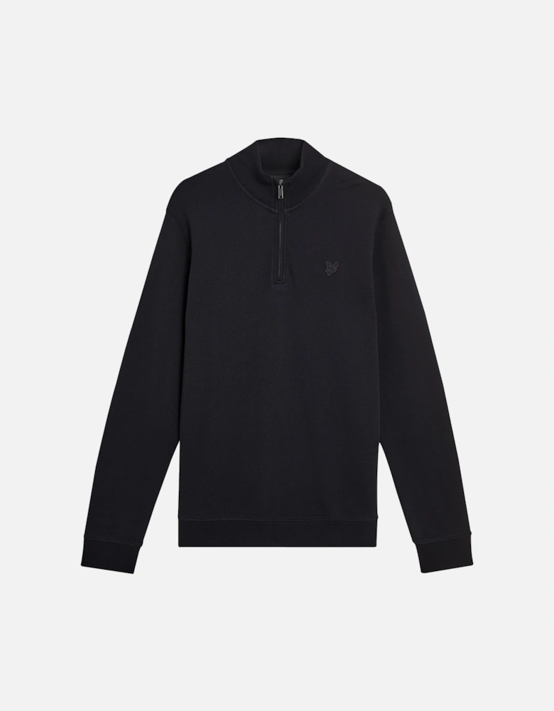 Lyle & Scott Tonal Superfine Quarter Zip Sweatshirt