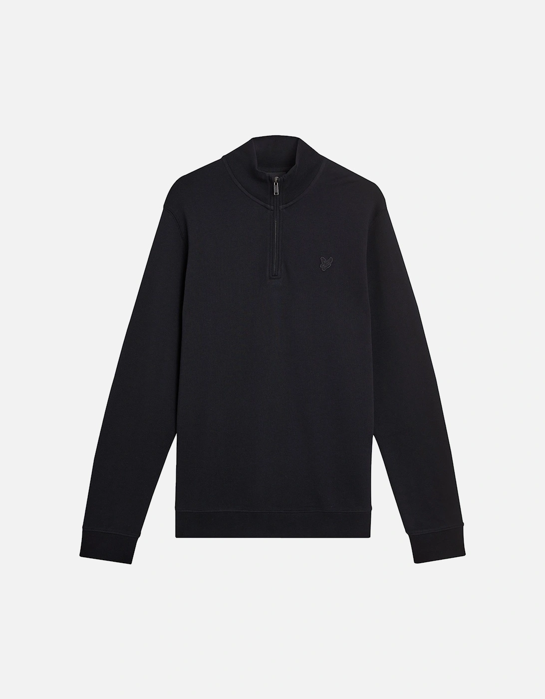 Lyle & Scott Tonal Superfine Quarter Zip Sweatshirt, 2 of 1