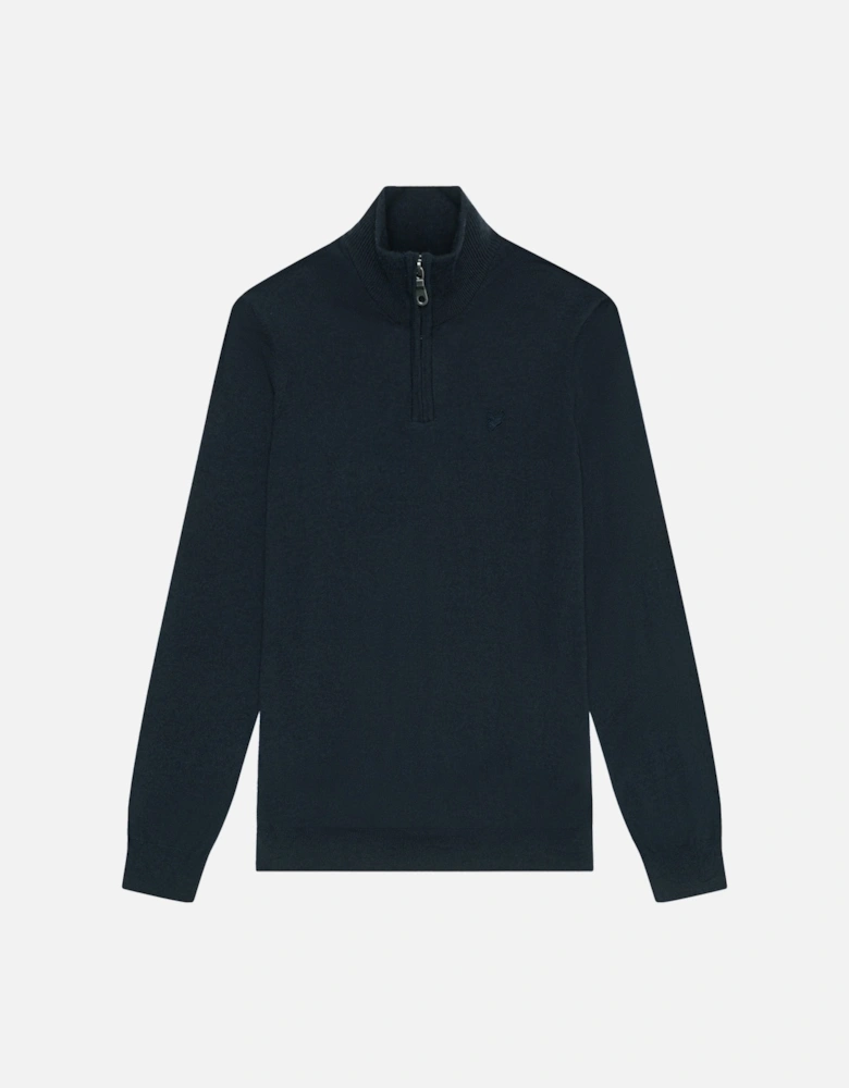 Lyle & Scott Tonal Merino Quarter Zip Jumper