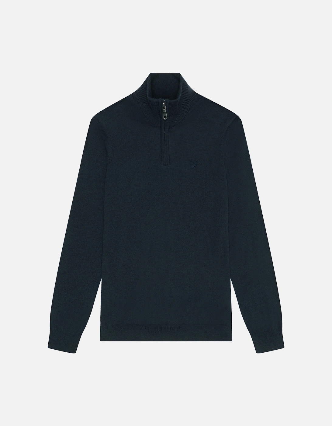 Lyle & Scott Tonal Merino Quarter Zip Jumper, 2 of 1