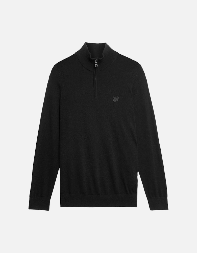 Lyle & Scott Tonal Merino Quarter Zip Jumper