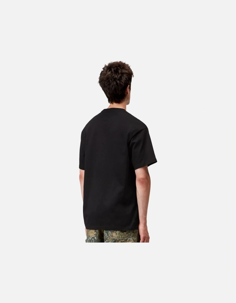 Wiptopia Script T-Shirt Black/Wax