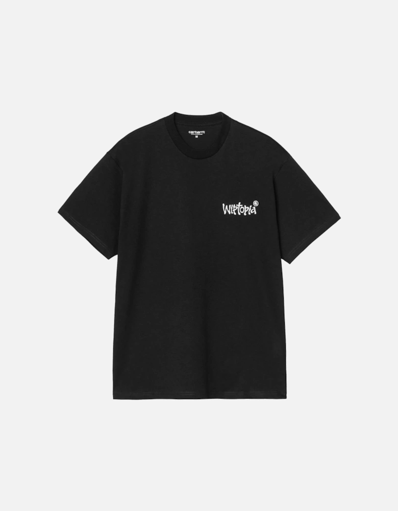 Wiptopia Script T-Shirt Black/Wax