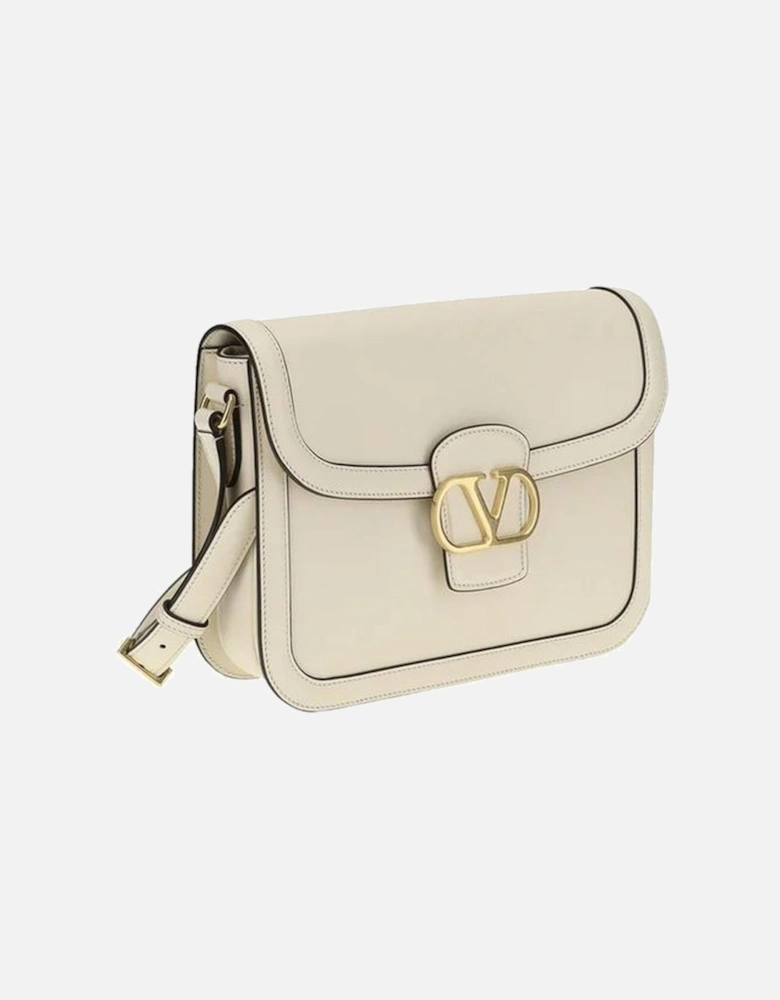 Leather Shoulder Bag Women - White